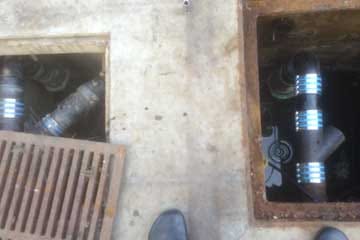 Sewage pump installation project.